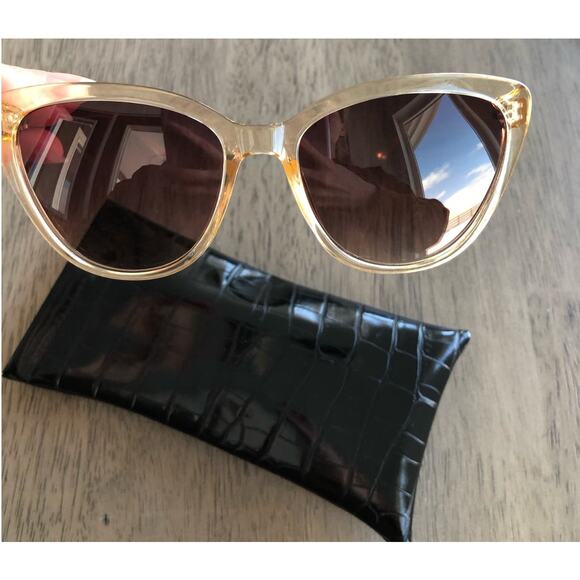 Rachel Zoe Nina Sunglasses in Nude-Crystal - OS main image 5